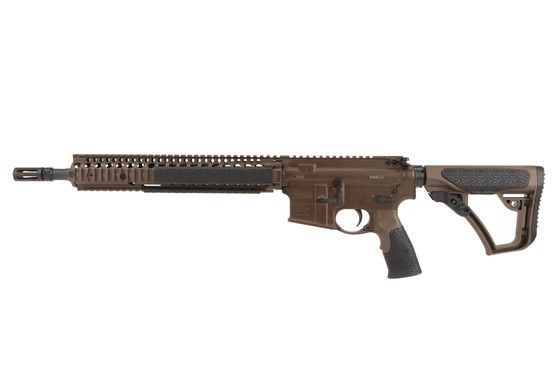 The Daniel Defense 14.5 5.56 m4 carbine with 12.25 M4A1 RIS II picatinny rail with flash hider and forged receiver